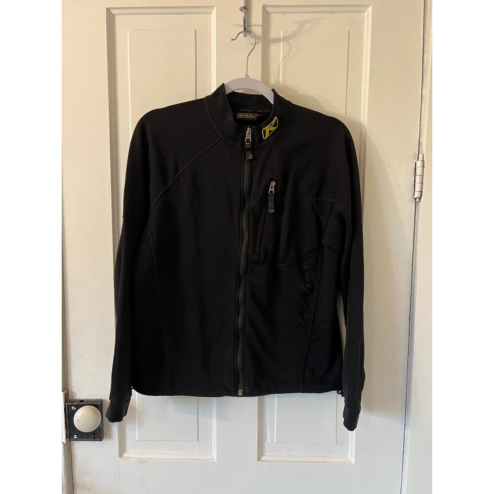 Klim Softshell Jacket Mens small Glacier Stretch Performance Coat black midlayer